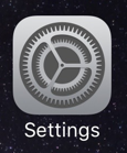 iPad iOS10 - Step 1 - Click Settings