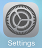 iPad iOS9 - Step 1 - Click Settings