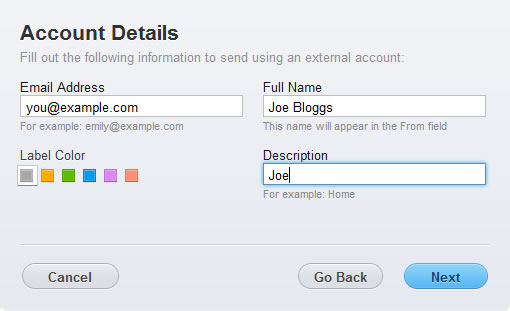 Apple Mobile Me - Step 6 - Enter your name and email address